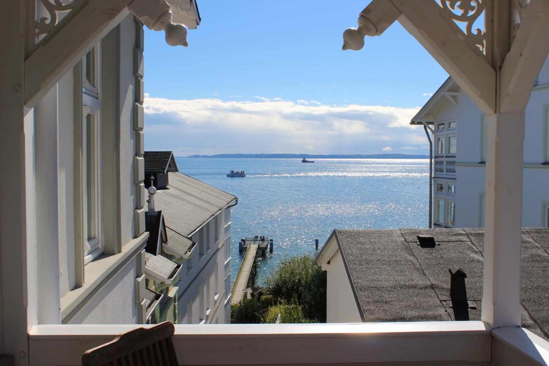 Villa Fernsicht - Wohnung Nr 1 - Mit Meerblick Sassnitz Exterior foto