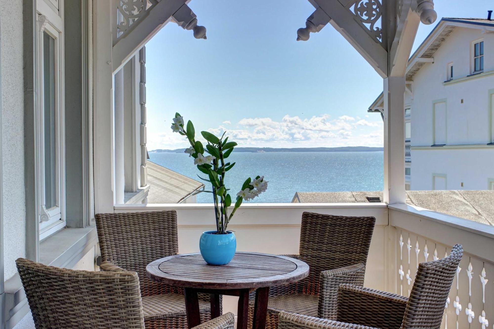 Villa Fernsicht - Wohnung Nr 1 - Mit Meerblick Sassnitz Exterior foto