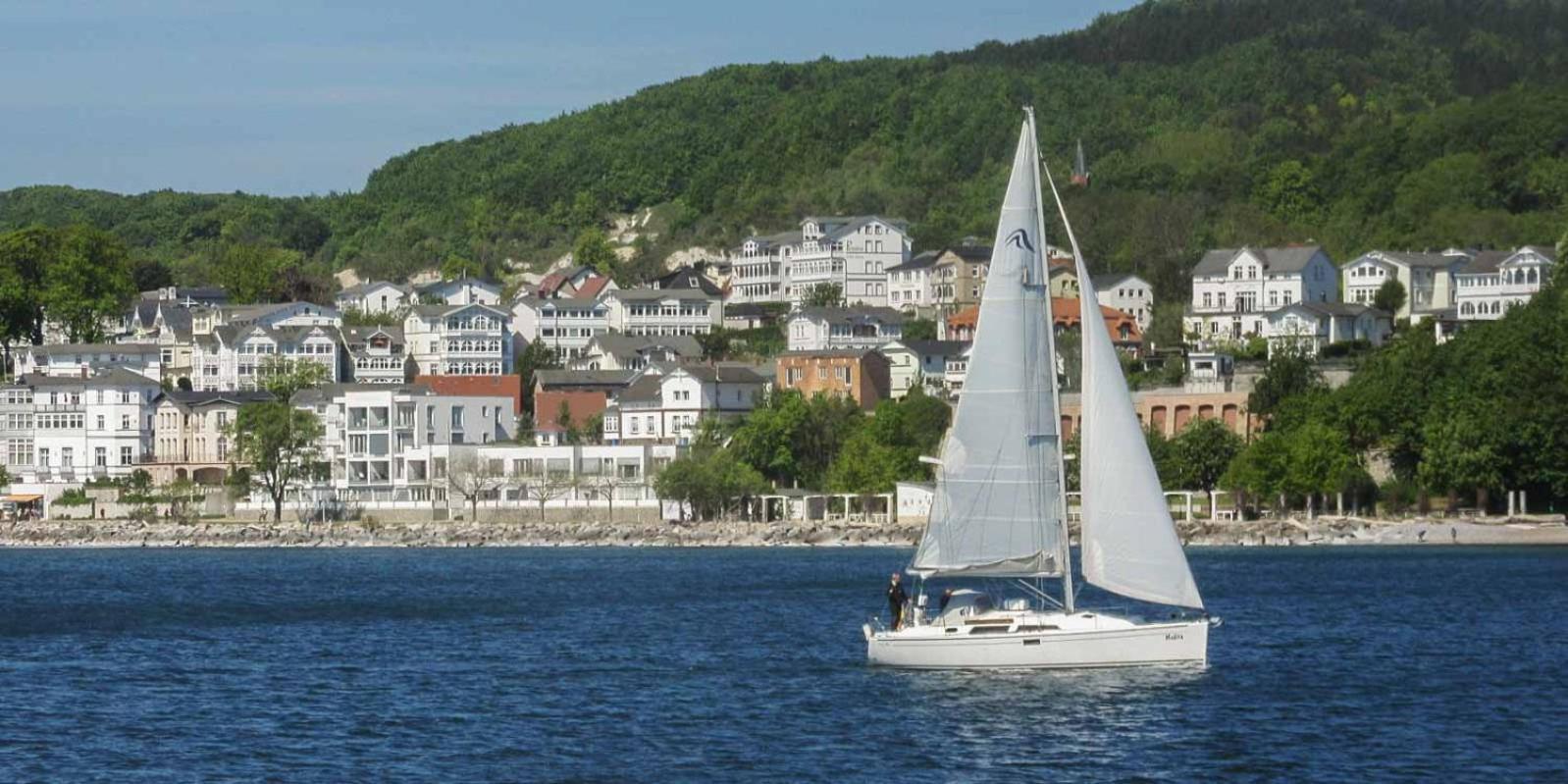 Villa Fernsicht - Wohnung Nr 1 - Mit Meerblick Sassnitz Exterior foto