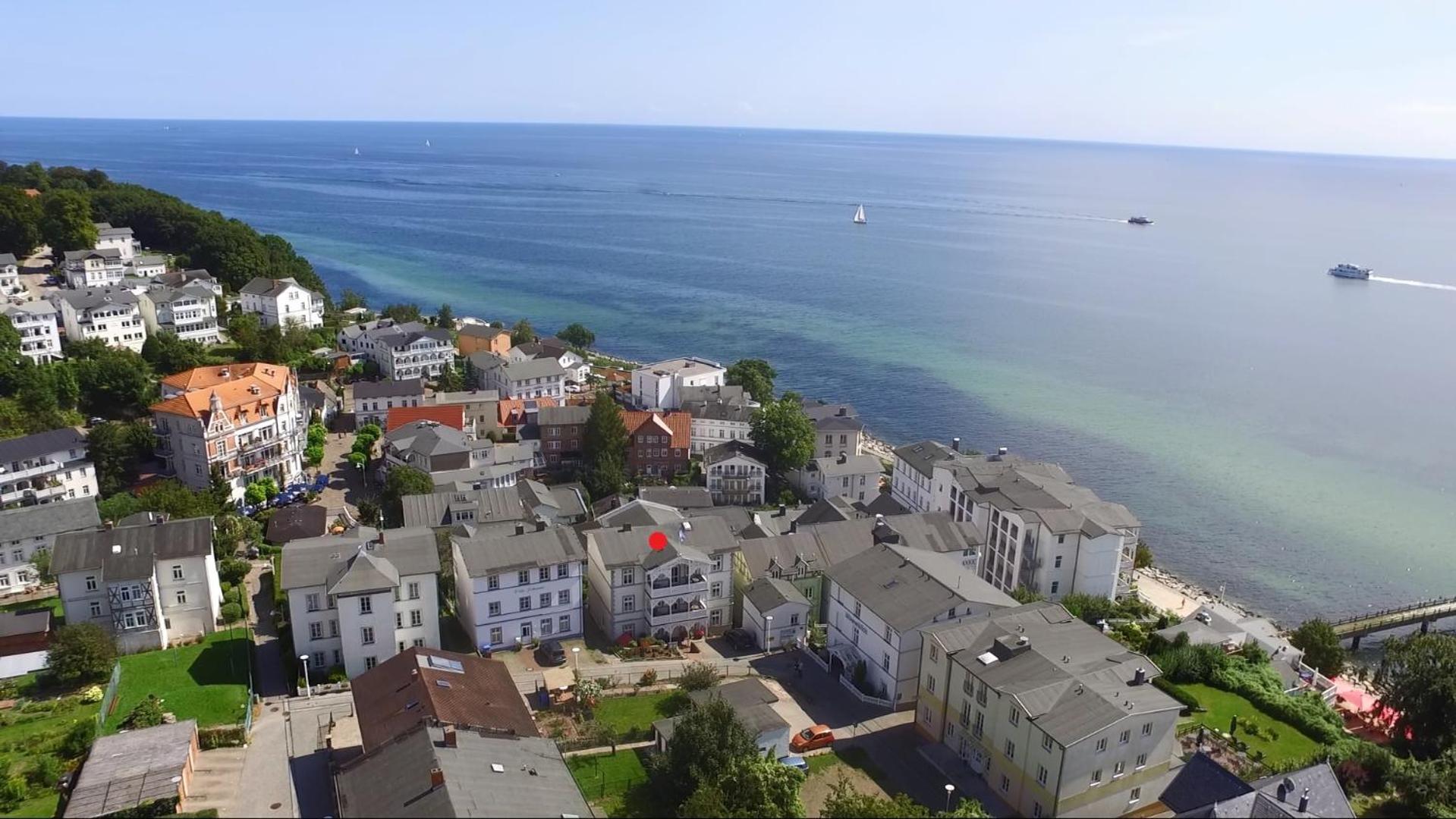 Villa Fernsicht - Wohnung Nr 1 - Mit Meerblick Sassnitz Exterior foto