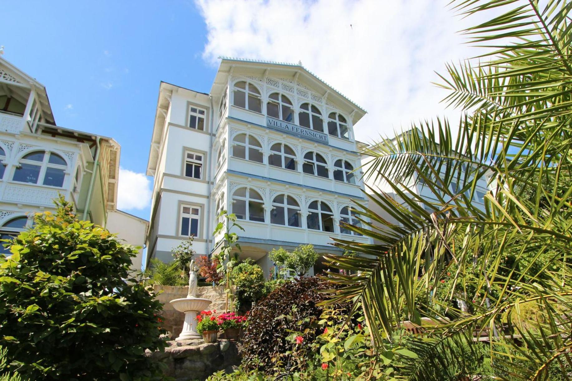 Villa Fernsicht - Wohnung Nr 1 - Mit Meerblick Sassnitz Exterior foto
